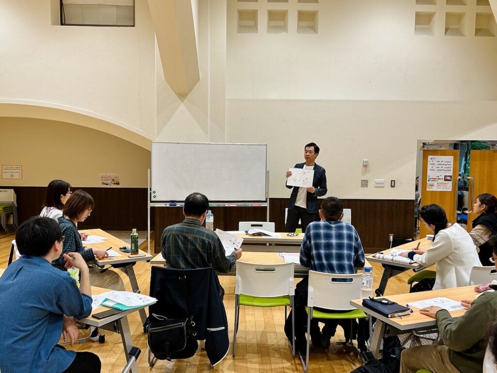 REBTのワークショップの様子。