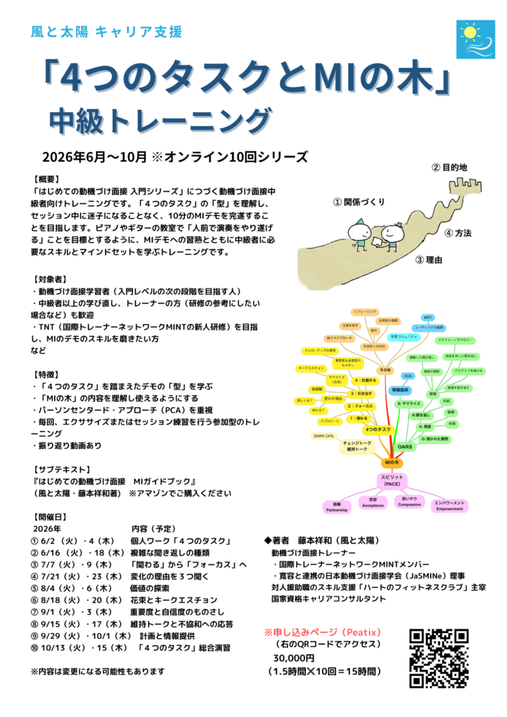 MI中級講座フライヤー